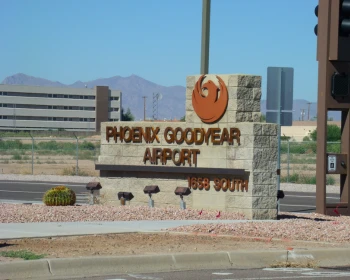Phoenix Goodyear Airport-GYR sign